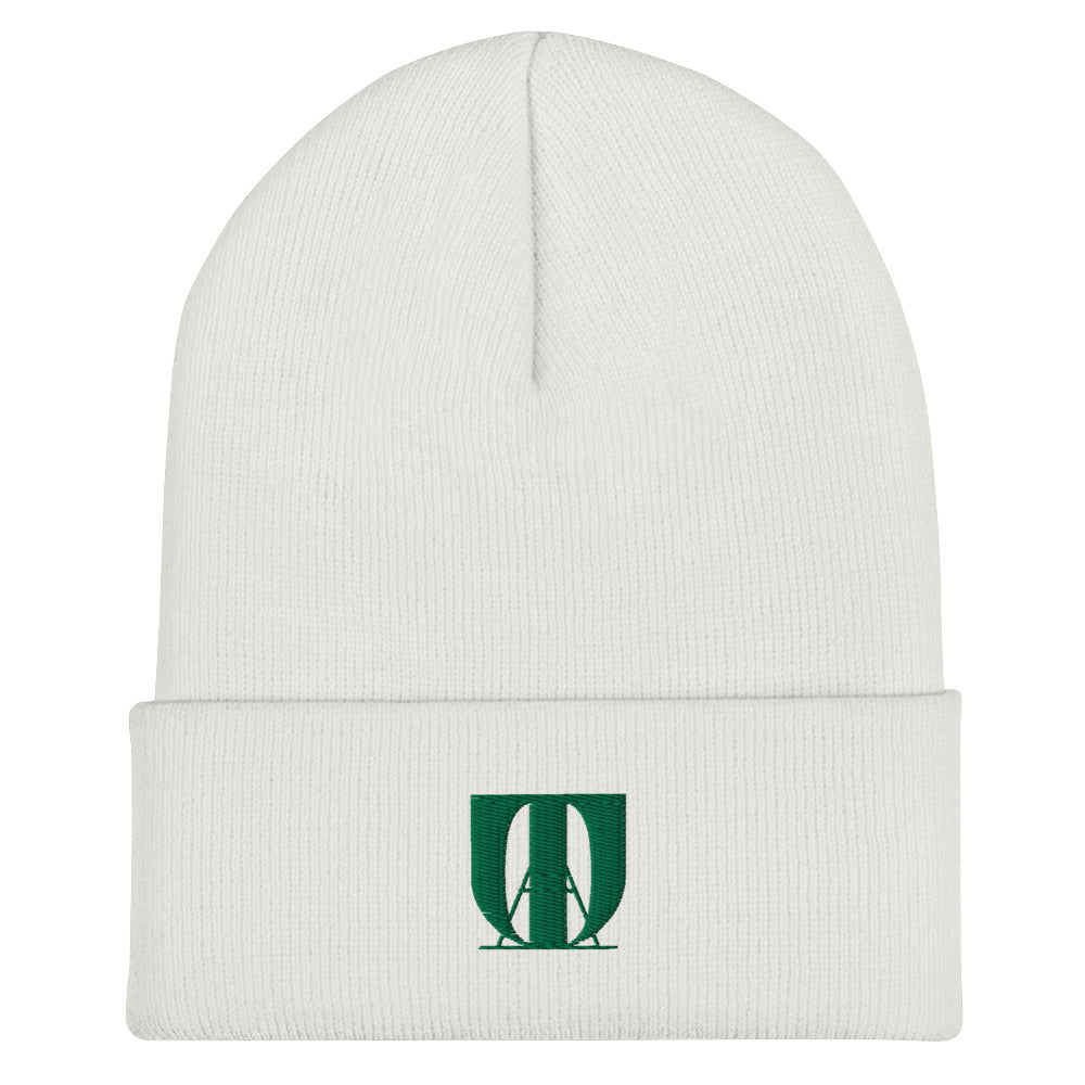 Cuffed OLTA Beanie - green