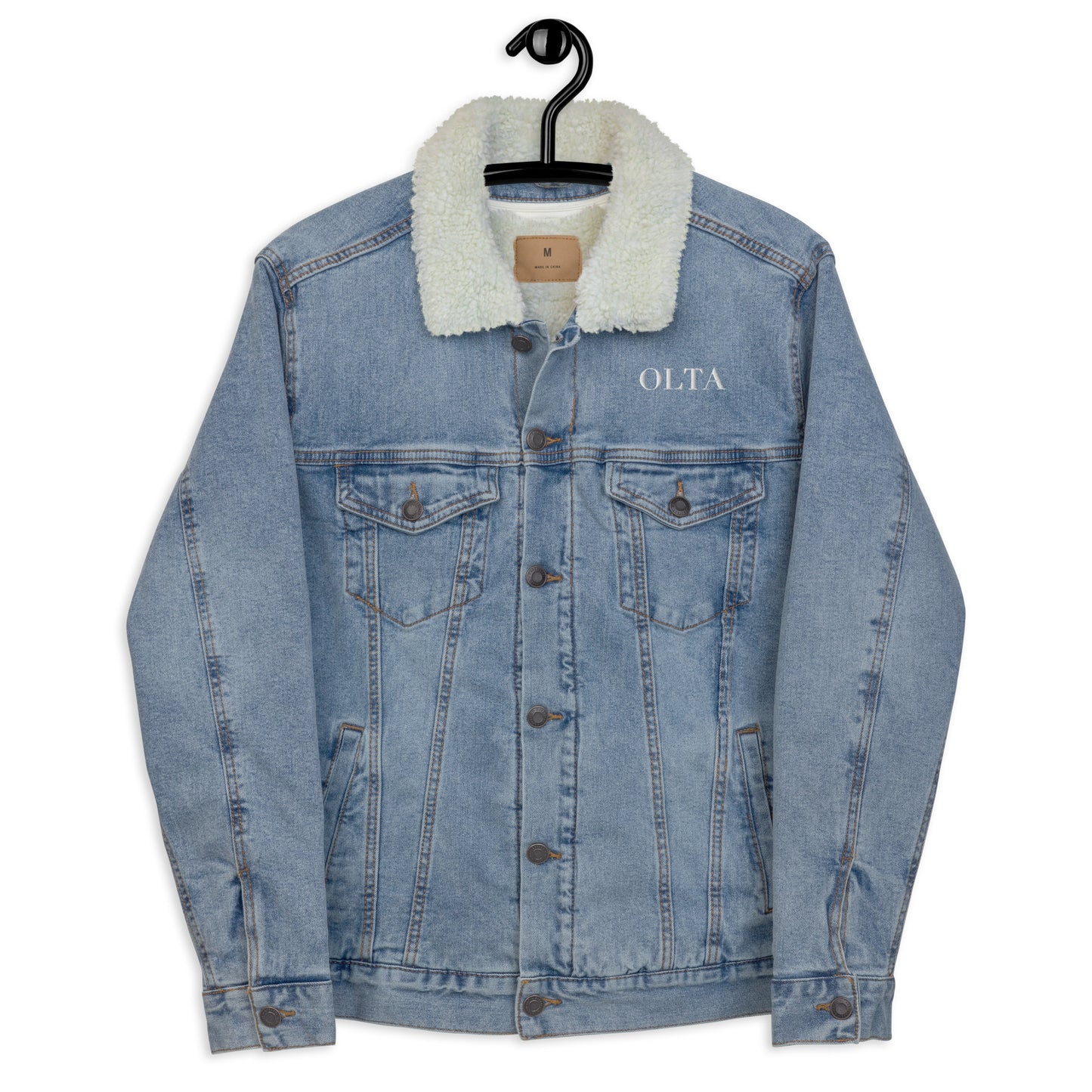 OLTA denim sherpa jacket