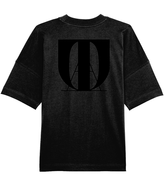 Oversized OLTA T-Shirt - Black on black Logo
