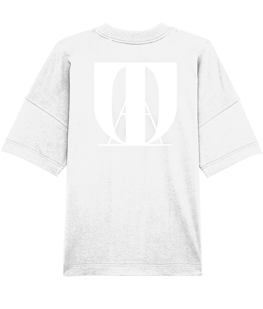 Oversized OLTA T-Shirt - White on white Logo