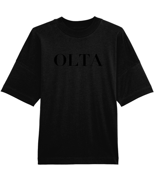 Oversized OLTA T-Shirt - Black on black Logo