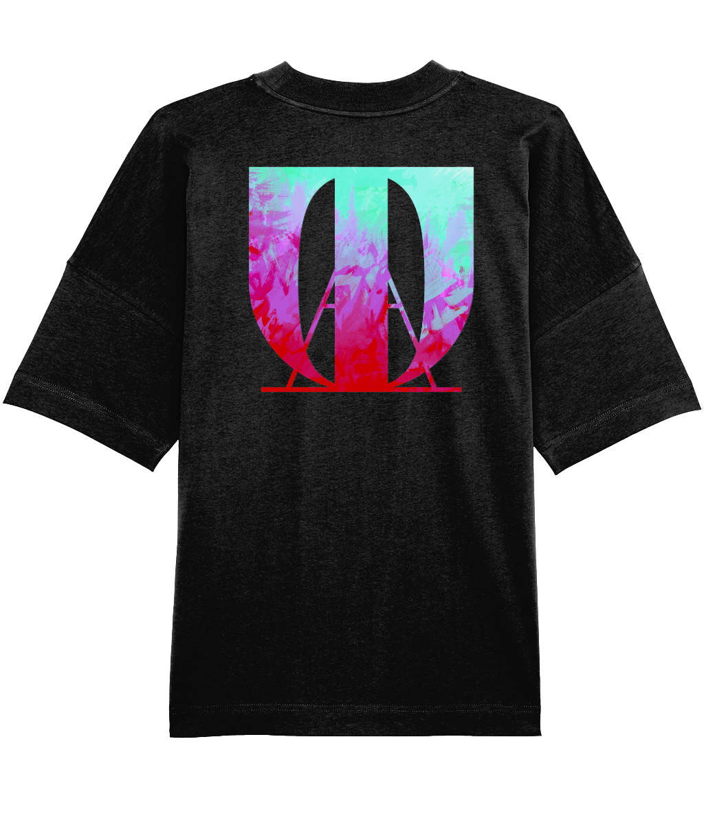 Oversized OLTA T-shirt - Textured gradient