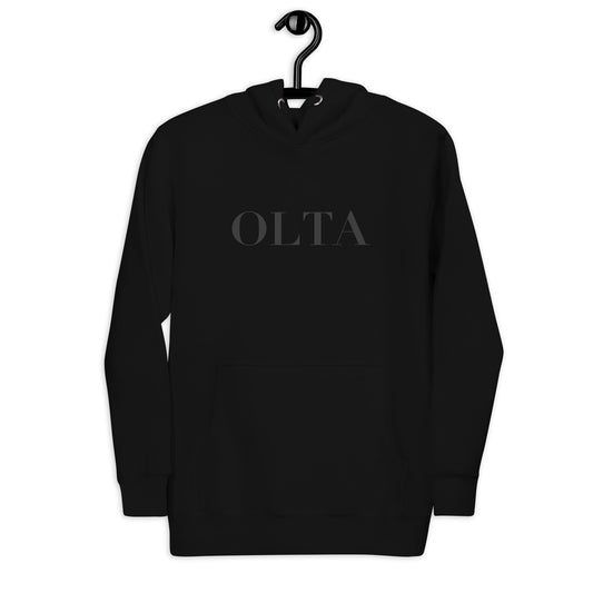 Black on black - OLTA hoodie