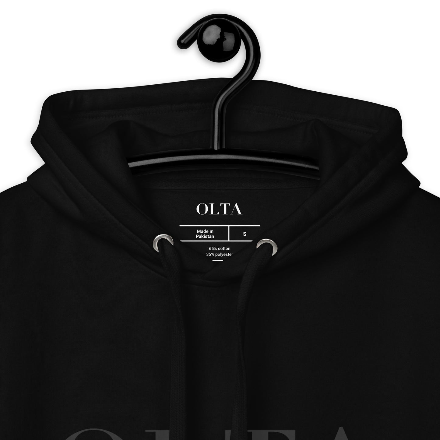 Black on black - OLTA hoodie