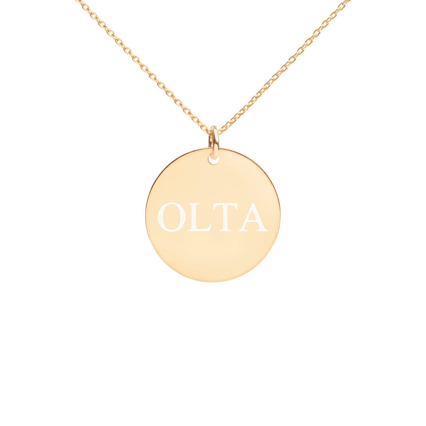 Engraved OLTA Necklace