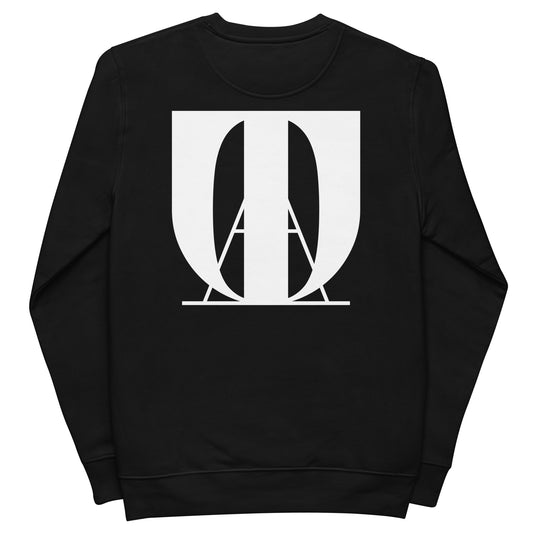 OLTA Black eco sweatshirt - Logo on Back