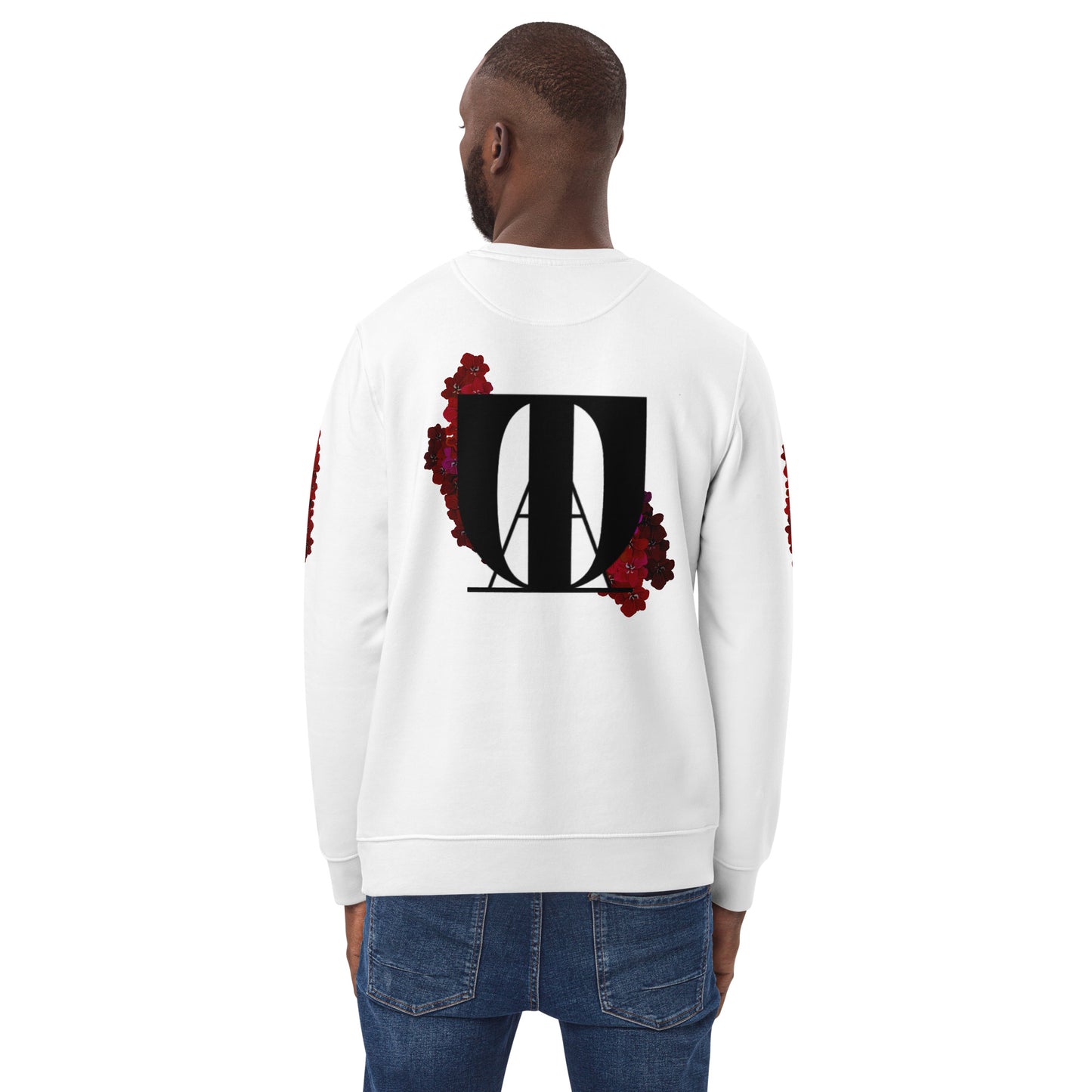 Red Larkspur eco sweatshirt