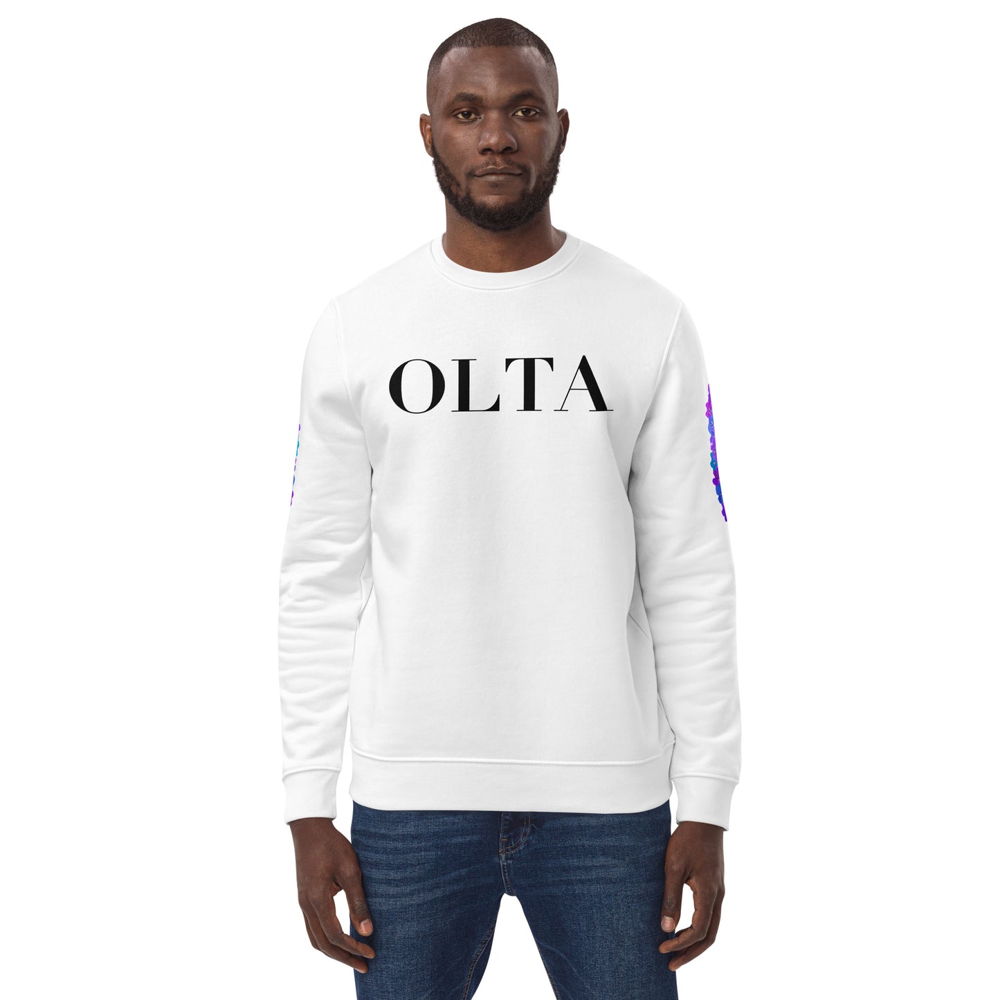 Blue Larkspur eco sweatshirt