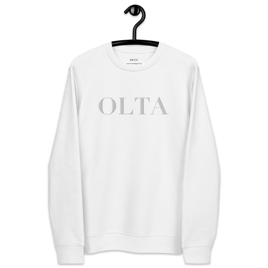 Embroidered White on white - OLTA sweatshirt