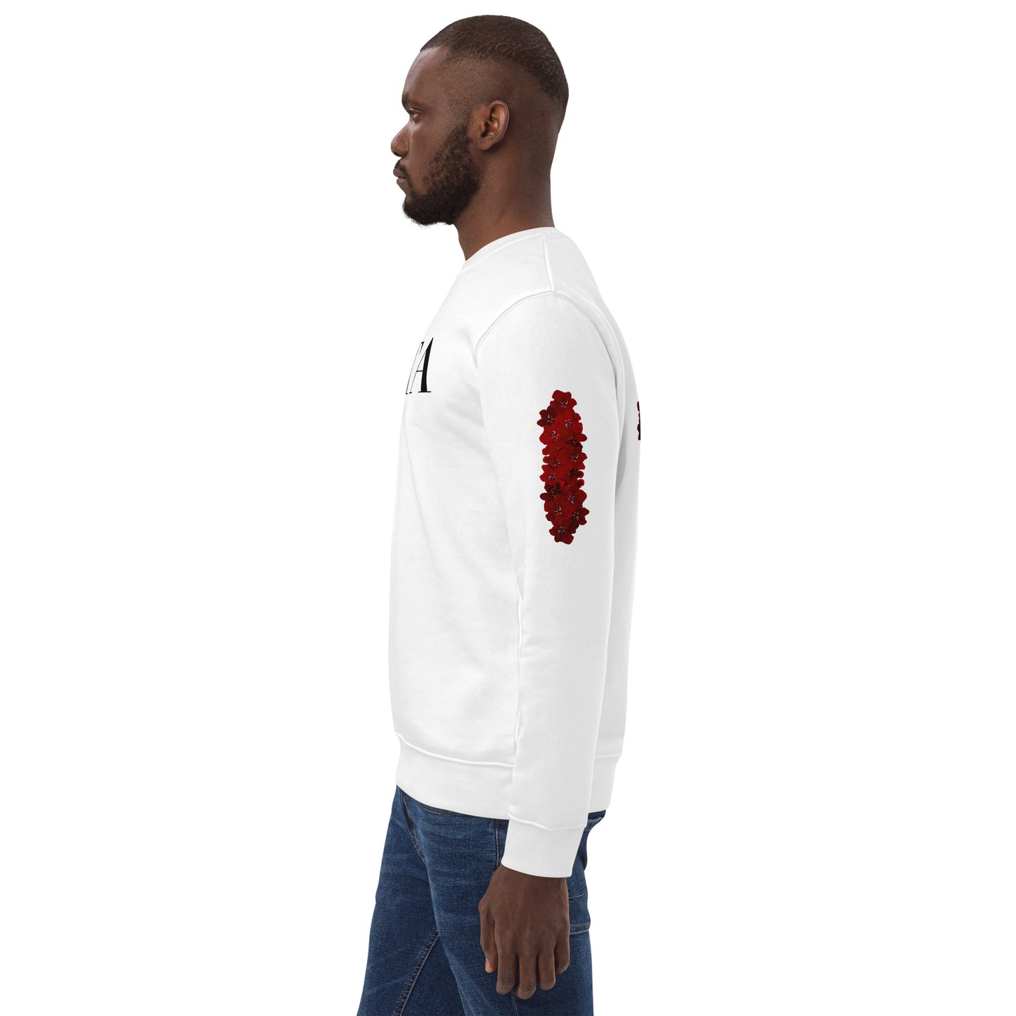 Red Larkspur eco sweatshirt