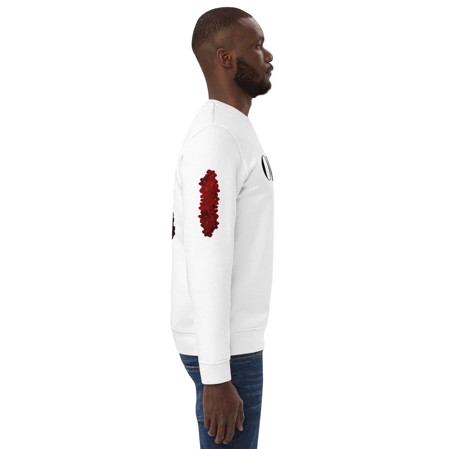 Red Larkspur eco sweatshirt